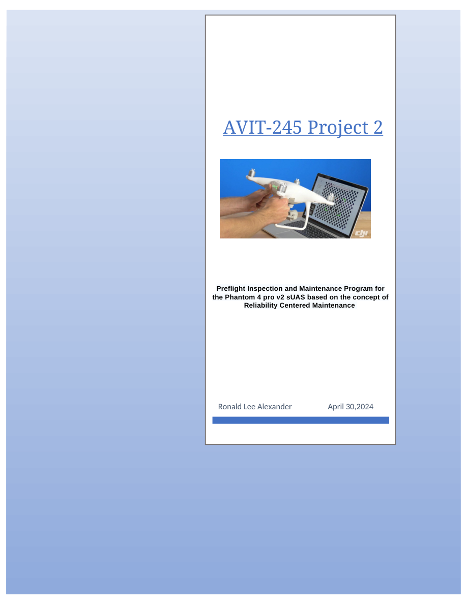 Original AVIT-245 project 02 cover